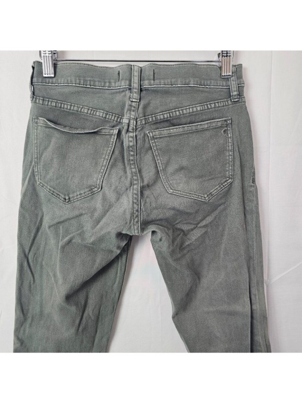 Madewell Skinny Skinny Jeans Womans 25 26x27 Gray Stretch Denim Bohemian - Picture 4 of 10